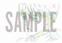 展示される複製原画。