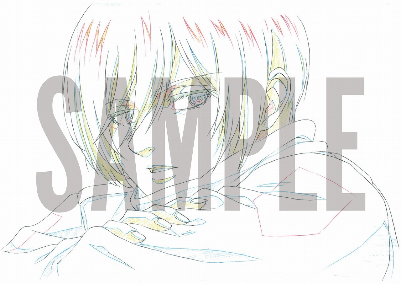 展示される複製原画。