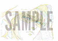 展示される複製原画。