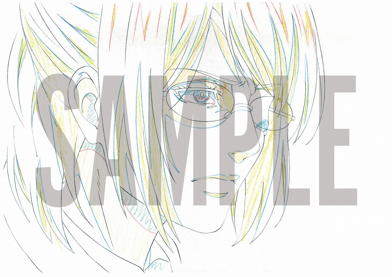 展示される複製原画。