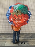 「雨傘・侠客立ち（クラウドファンディング限定カラーリング）」のイメージ。