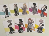 TSUTAYAで「よふかしのうた」1～9巻の各巻を購入した人に進呈される描き下ろしイラストカード。