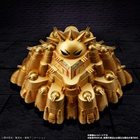 「無敵要塞ザイガス」のフィギュア。