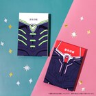 「TIGER & BUNNY」ワイルドタイガー＆バーナビーの御朱印帳、裏表紙に私服をデザイン