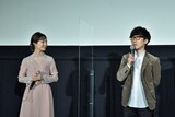 左から咲妃みゆ、吉浦康裕監督。