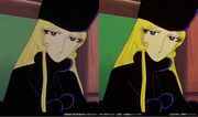 劇場版「銀河鉄道999」HDリマスターと4K HDRリマスターの比較画像。