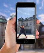 AR撮影イメージ。