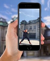 AR撮影イメージ。