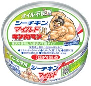「キン肉マン」のキャラクターが描かれた「オイル不使用 シーチキンマイルド」。
