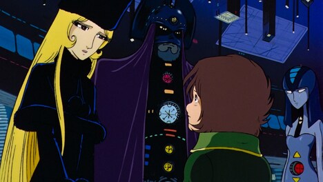 「さよなら銀河鉄道999 -アンドロメダ終着駅-」ドルビーシネマ版の場面カット。