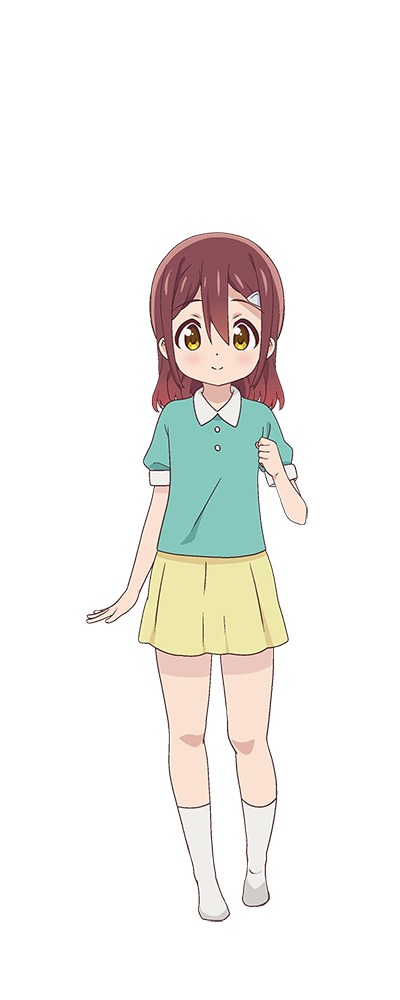 福元二葉（CV：村上奈津実）。小学5年生。引っ込み思案ながら勉強も運動もできるオールマイティな小学生。エサ釣りが得意だが、あることがきっかけで釣りからは少し距離を置いている。