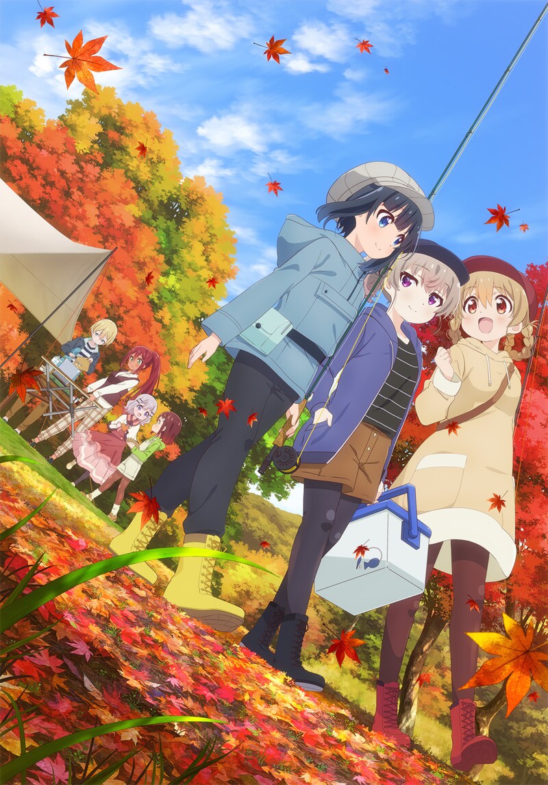 アニメ「スローループ」キービジュアル (c)うちのまいこ・芳文社/スローループ製作委員会