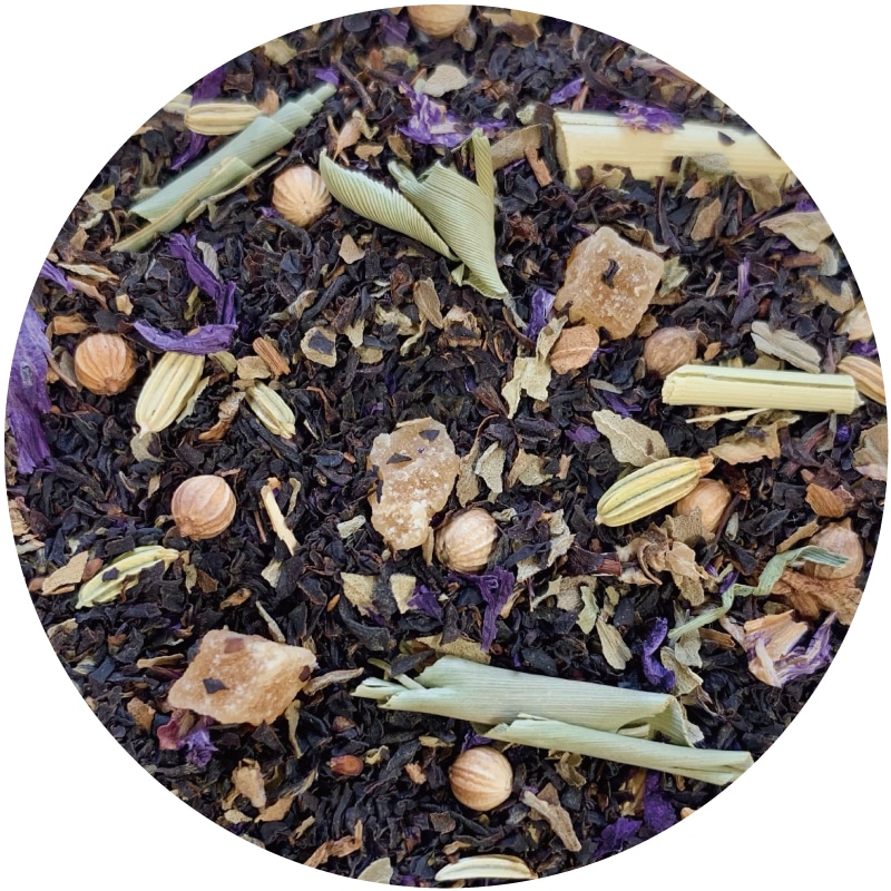 ハンジモデルの茶葉。