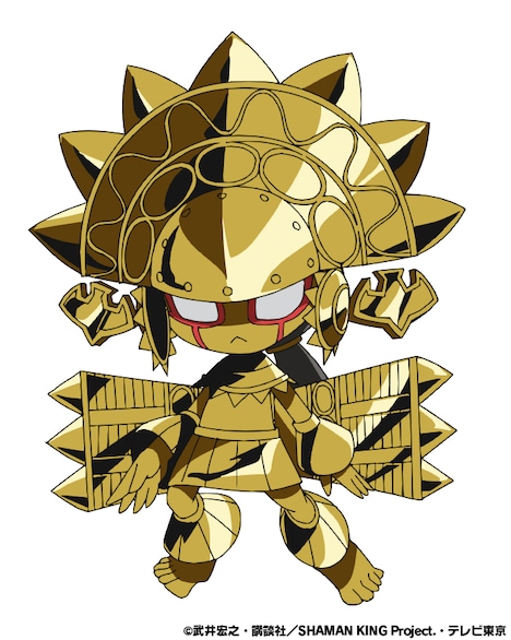 パスカル・アバフ（CV：CV喜多村英梨）。1000年前のシャーマンファイトに出場したメソアメリカ伝説の英雄・ソルジャー。