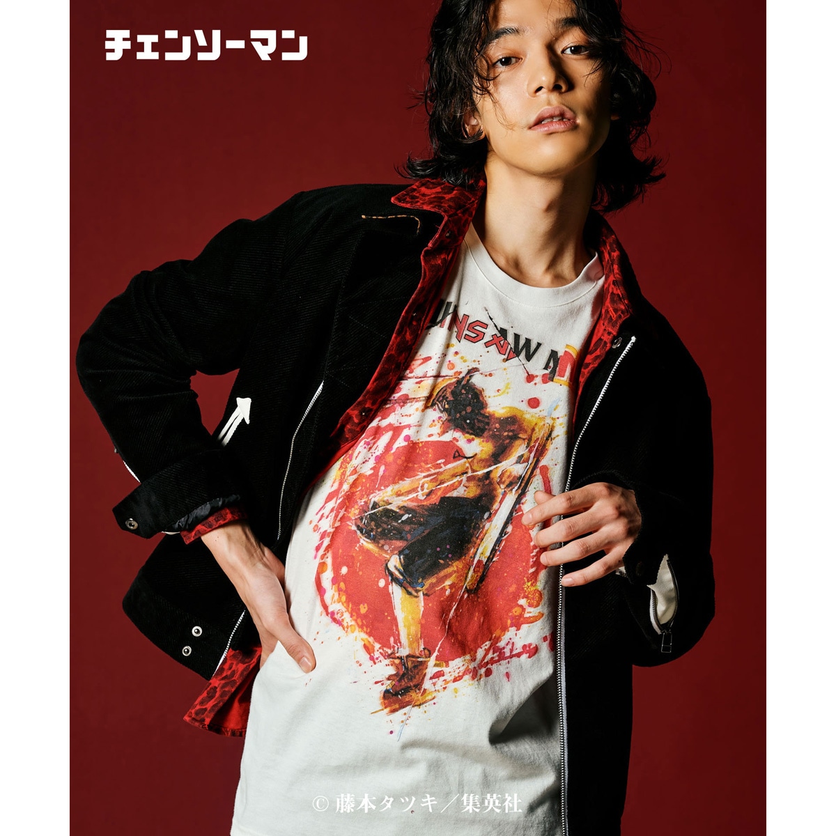 「Chainsaw Devil T」の着用例。