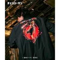 「Chainsaw Devil MA-1」の着用例。