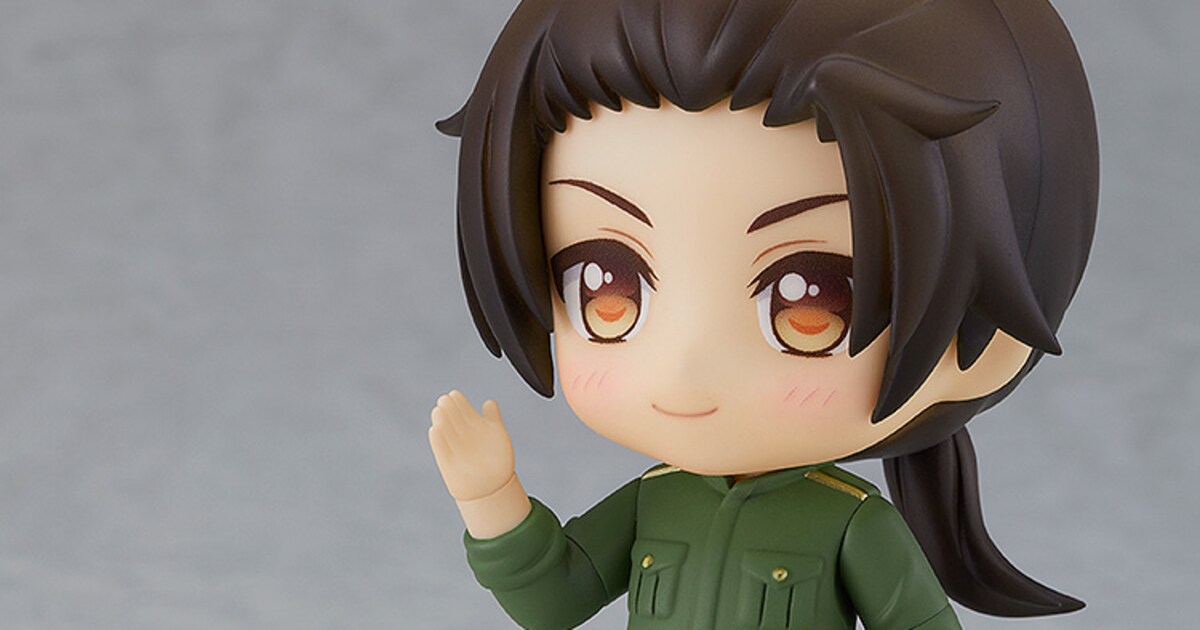 ヘタリア」中国のねんどろいど、パンダ・桃マンにハーフアップの後頭部 