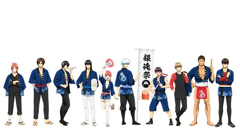 描き下ろしイラスト (c)空知英秋/集英社・テレビ東京・電通・BNP・アニプレックス