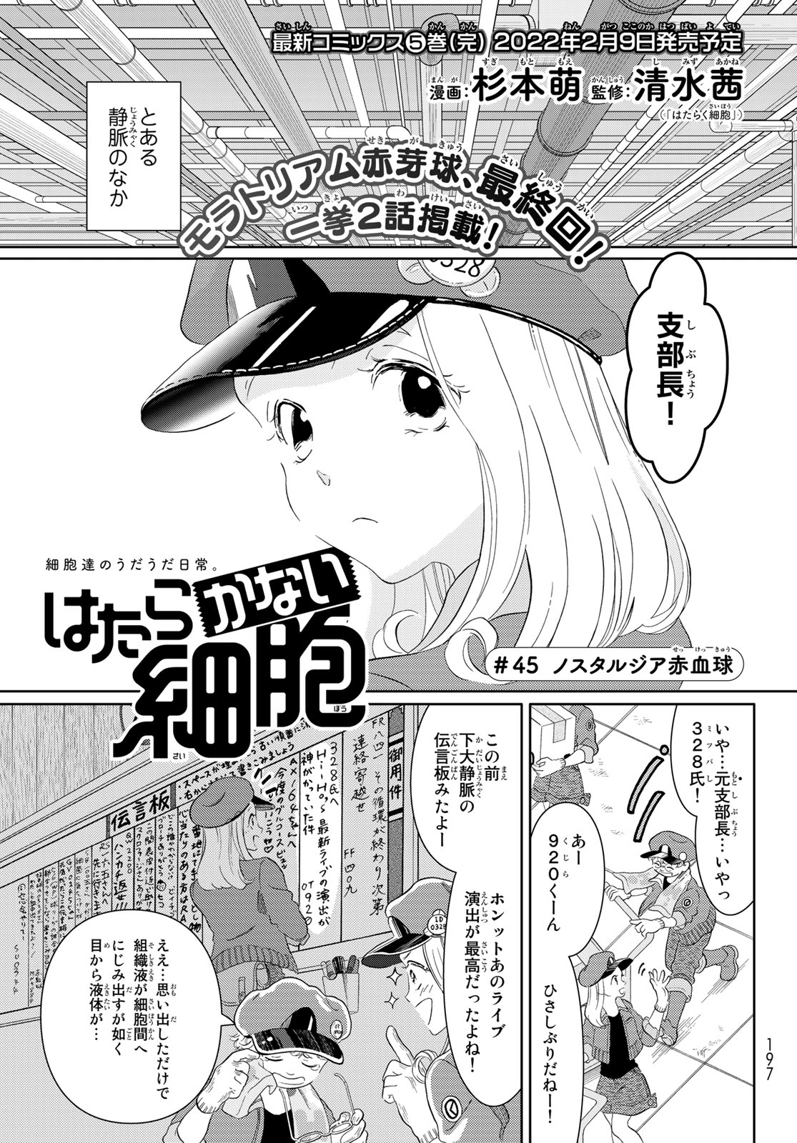 「はたらかない細胞」扉ページ
