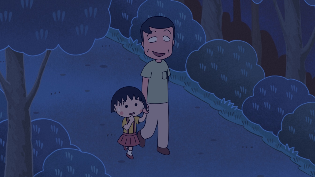 「『まるちゃん おばけ屋敷にいく』の巻」より。
