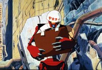 「迷宮物語」の一編「工事中止命令」の場面カット。(c)KADOKAWA1986