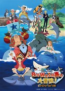 「ワンピース BIG WASH島の大冒険！ IN アクアワールド・大洗」メインビジュアル