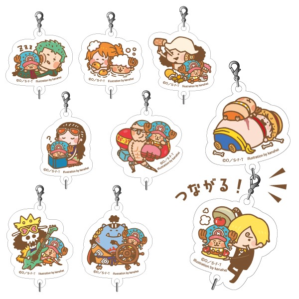 「YURUTTO ONE PIECE アクリルチャーム」