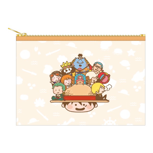 「YURUTTO ONE PIECE フラットポーチ」
