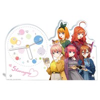 「アニメ『五等分の花嫁∬』（読書）アクリルクロック」