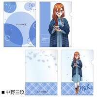 「アニメ『五等分の花嫁∬』（読書）クリアファイル二枚セット」のクリアファイル。