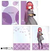 「アニメ『五等分の花嫁∬』（読書）クリアファイル二枚セット」のクリアファイル。