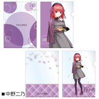 「アニメ『五等分の花嫁∬』（読書）クリアファイル二枚セット」のクリアファイル。
