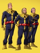 ガイア、マッシュ、オルテガ。叩き上げの軍人。「尿酸値なぞパイロットには関係ない！」と豪語していたが、好物の魚卵に含まれるプリン体が非常に多いことを知って、以降俄かに尿酸値が気になり始める。