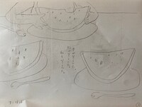 松本大洋によるラフ。