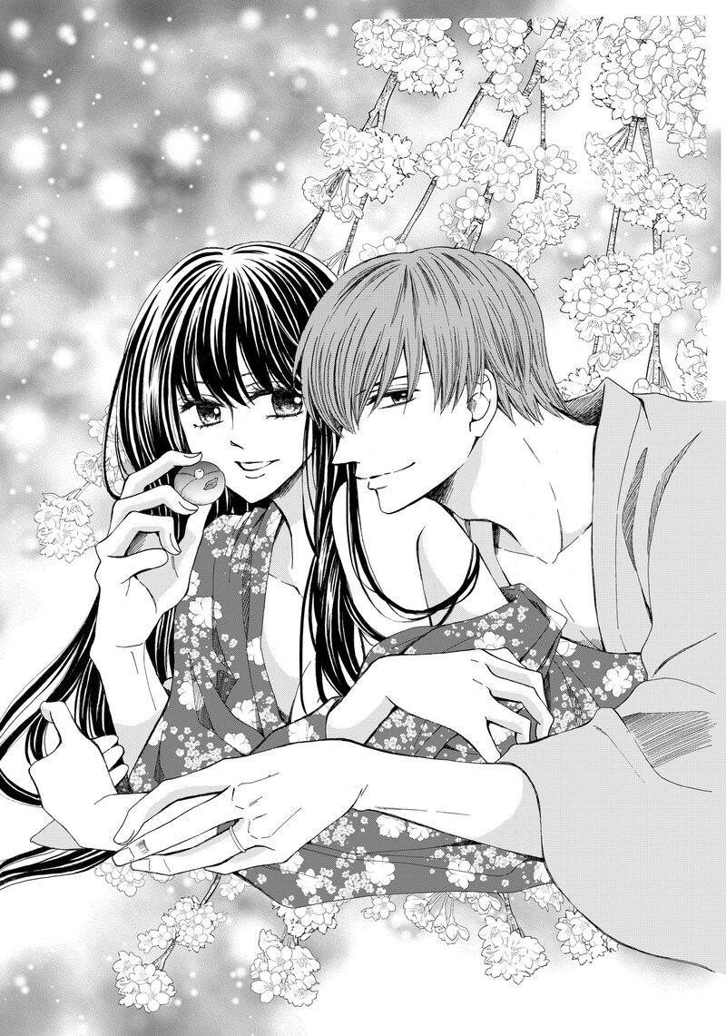 「私たちはどうかしている 新婚編ー桜色の連歌ー」イラスト