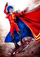 小波津亜廉扮する愛抱夢のキャラクタービジュアル。