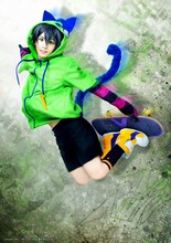 輝山立扮するMIYAのキャラクタービジュアル。