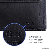 「アトムデビュー 70周年特別記念
本革二つ折り財布 紺碧の宇宙」イニシャル刻印イメージ