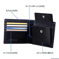 「アトムデビュー 70周年特別記念
本革二つ折り財布 紺碧の宇宙」