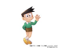 ゲーム内に登場するスネ夫（CV：関智一）。