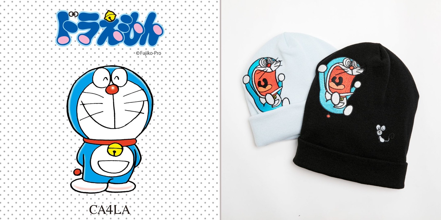 「ドラえもん」とCA4LAのコラボバナー。