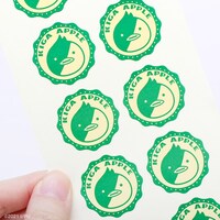 「輪るピングドラム KIGA APPLEシール」「輪るピングドラム KIGA APPLEシール」