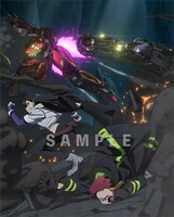 望月俊平描き下ろしの「サクガン」Blu-ray BOX下巻ジャケットイラスト。