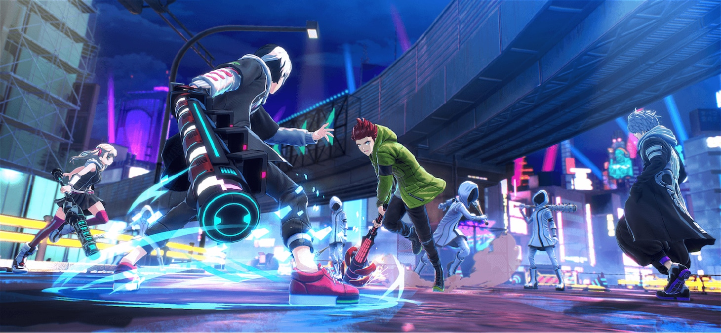 「トライブナイン」プロジェクトで発表されるゲームのイメージ。