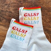 「GALS!」をモチーフにした靴下。 (c)藤井みほな／集英社