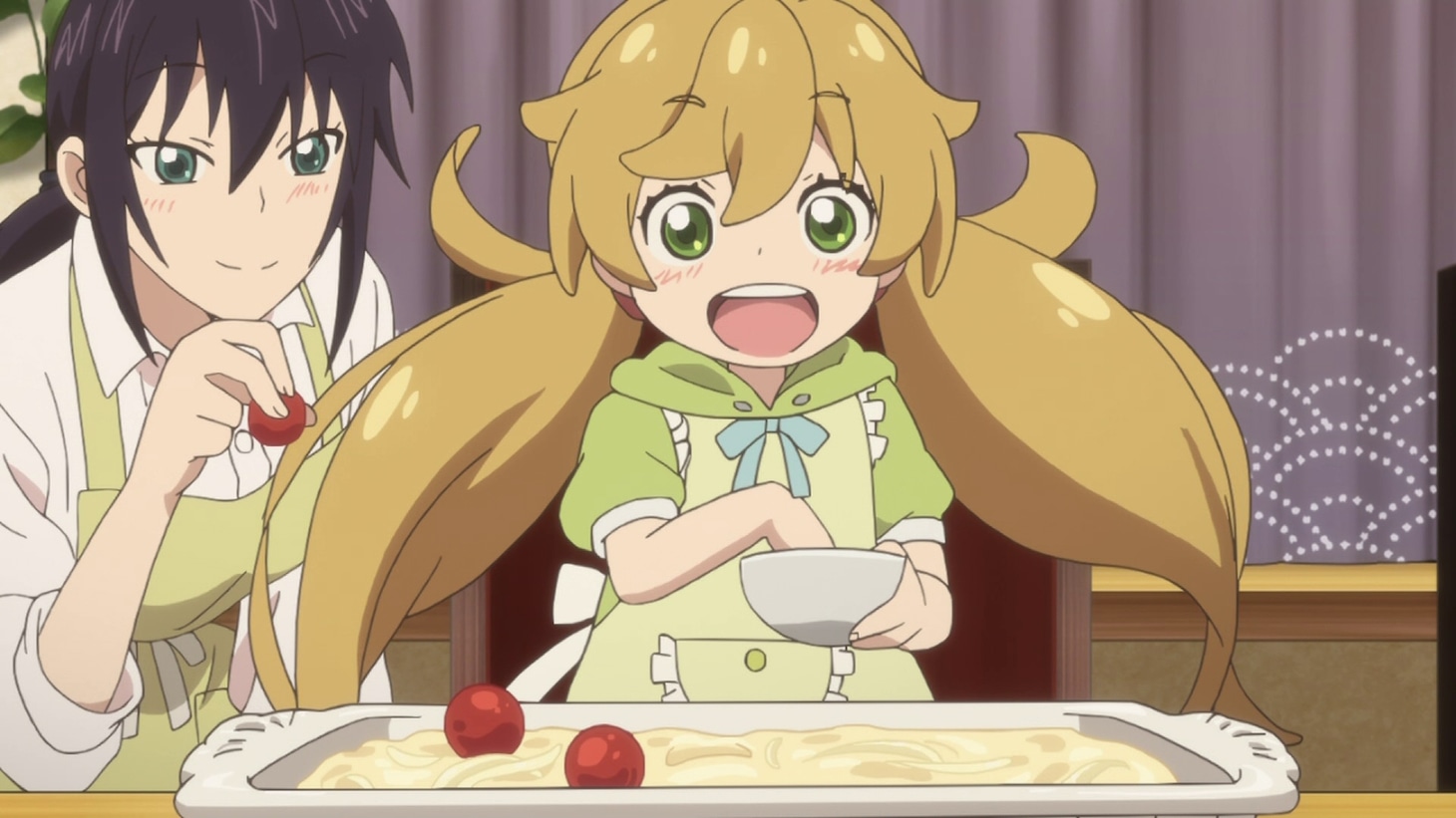 アニメ「甘々と稲妻」より。