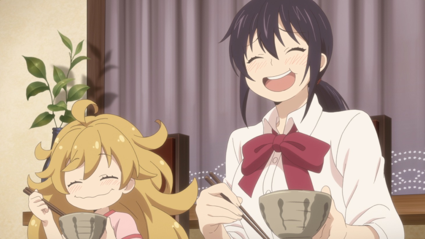 アニメ「甘々と稲妻」より。