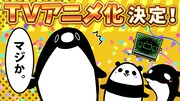 「テイコウペンギン」TVアニメ化決定の告知画像。