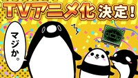 「テイコウペンギン」TVアニメ化決定の告知画像。