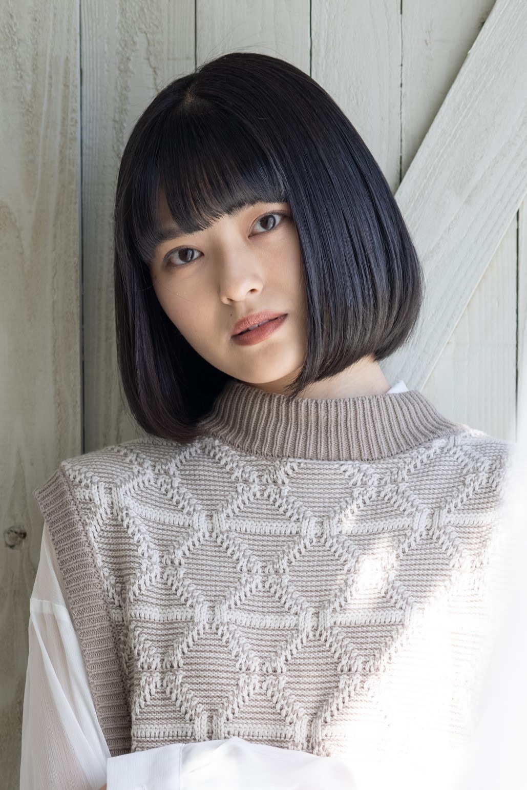 更紗役の田中珠里。